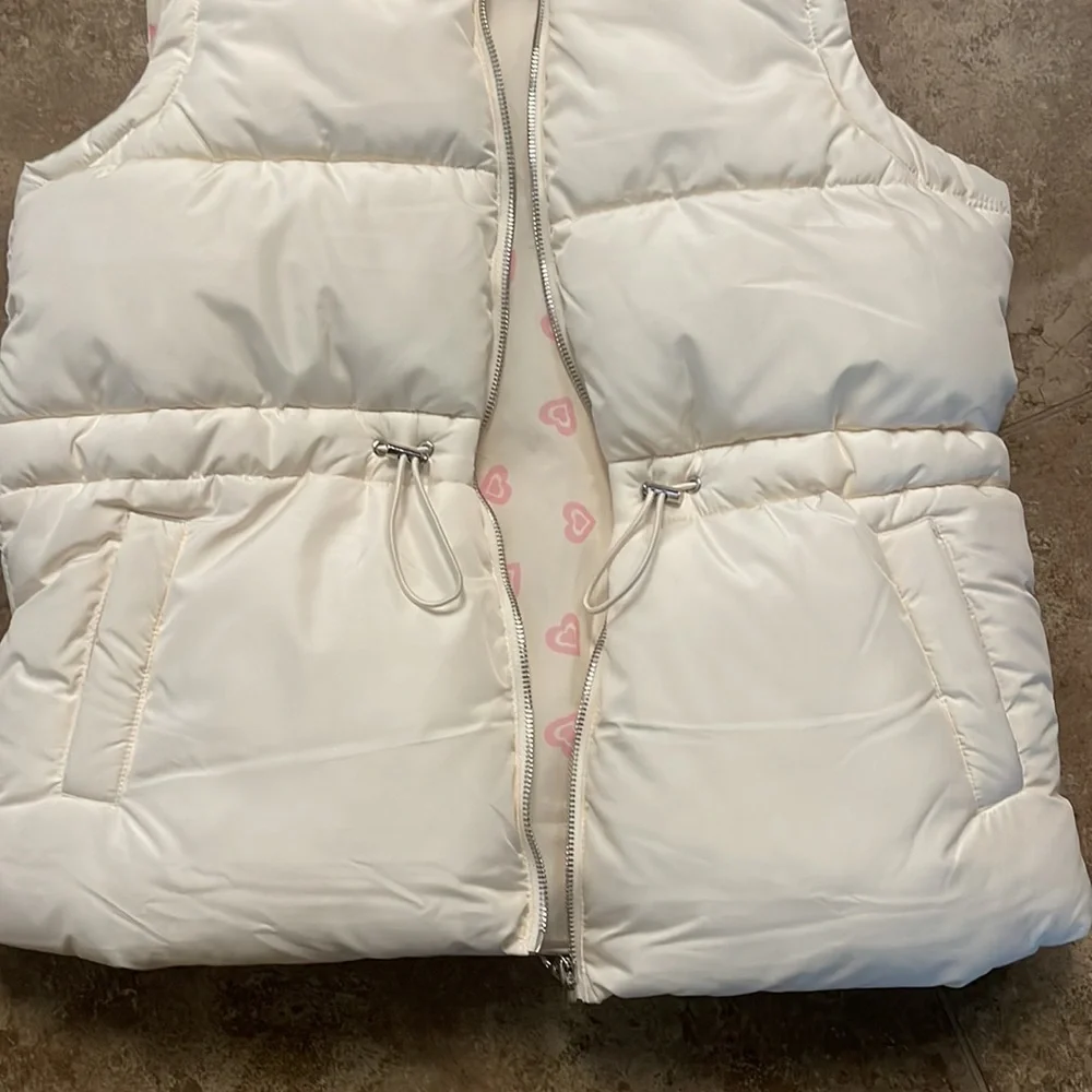 ASOS miss selfridge sleeveless waisted long line puffer vest NWT - Picture 5 of 6